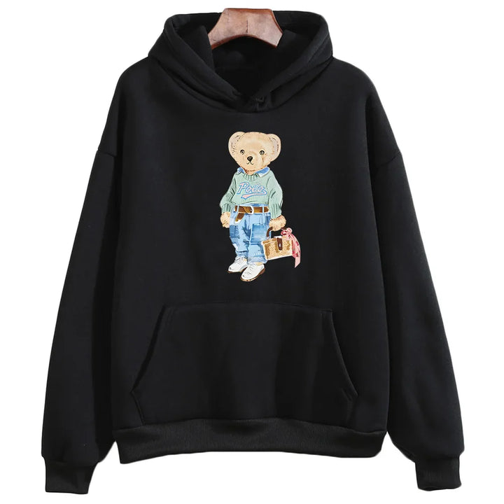 Drune | Bärenmuster Sweatshirt für Damen