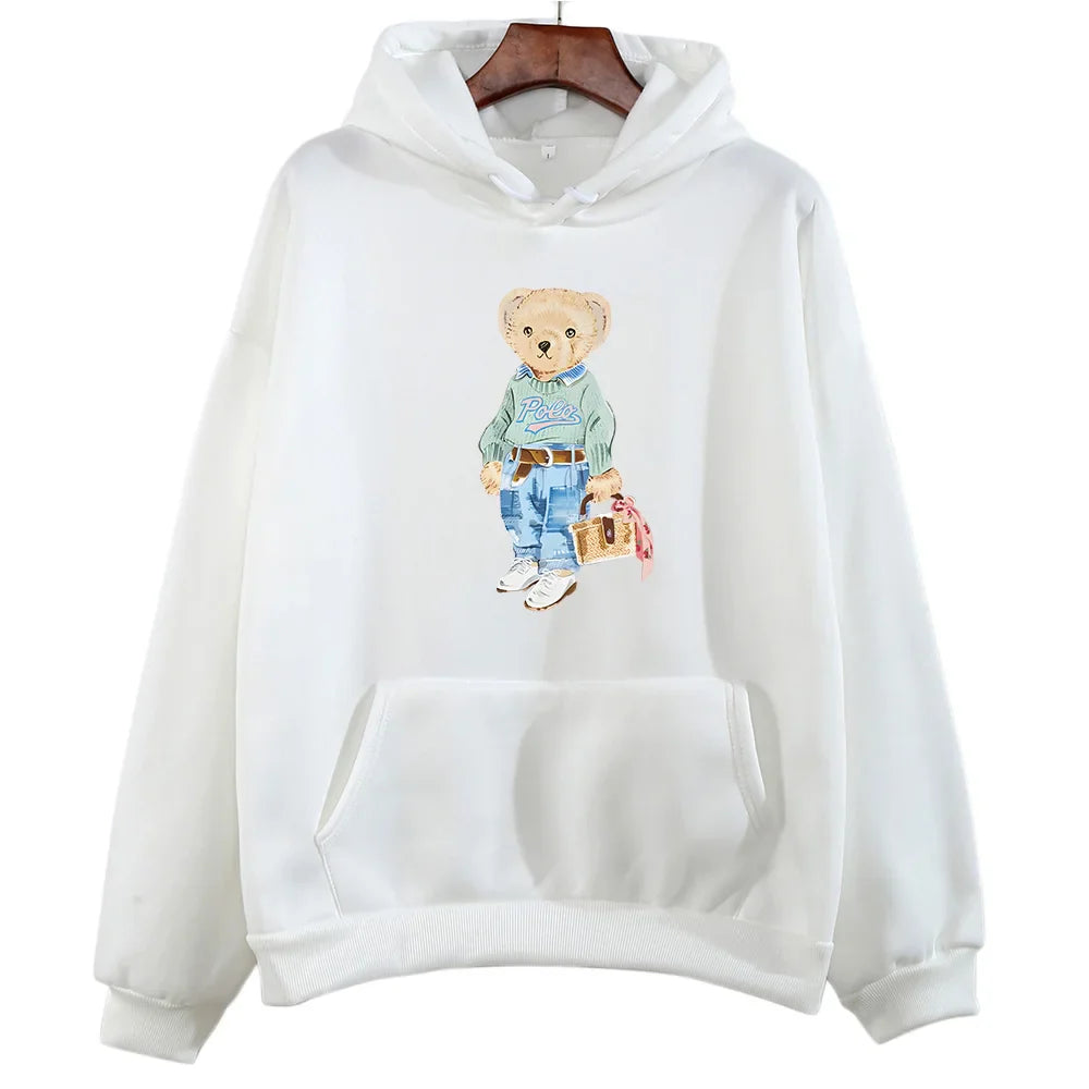 Drune | Bärenmuster Sweatshirt für Damen