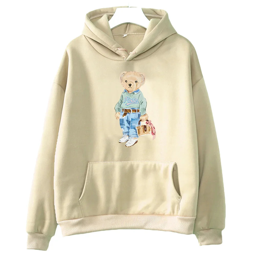 Drune | Bärenmuster Sweatshirt für Damen
