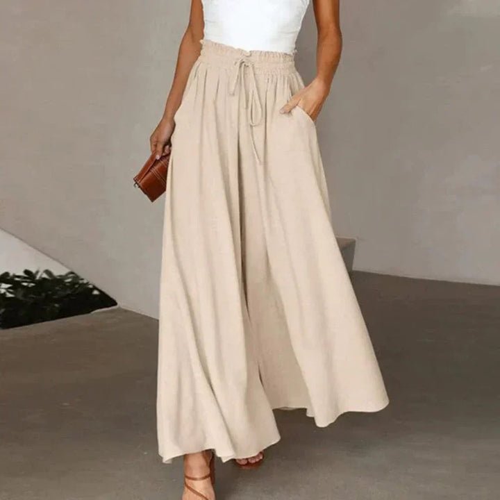Drune | Weite Damen Sommerhose mit Elastischem Bund