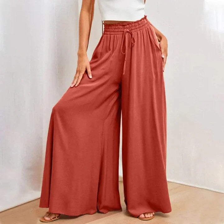 Drune | Weite Damen Sommerhose mit Elastischem Bund