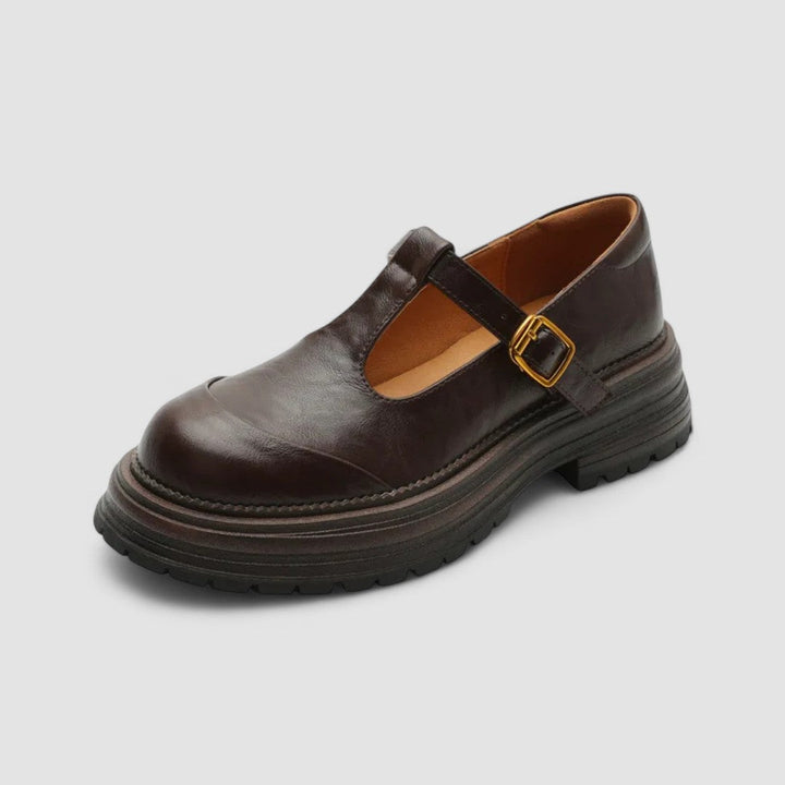 T-Bar Schuhe | Bequem | Robust | Mary Jane Schuhe | Damen Slipper Drune