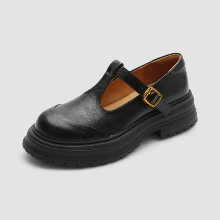 T-Bar Schuhe | Bequem | Robust | Mary Jane Schuhe | Damen Slipper Drune