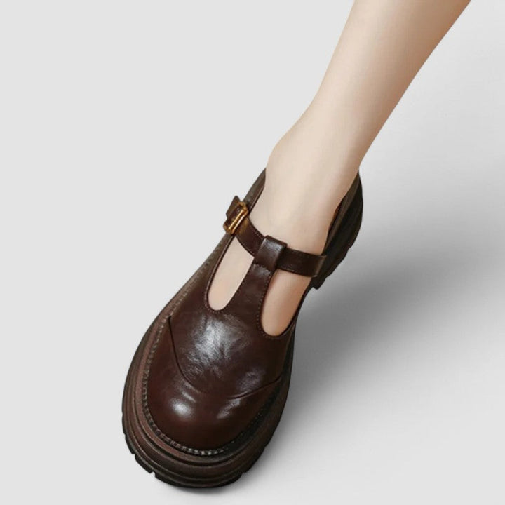 T-Bar Schuhe | Bequem | Robust | Mary Jane Schuhe | Damen Slipper Drune