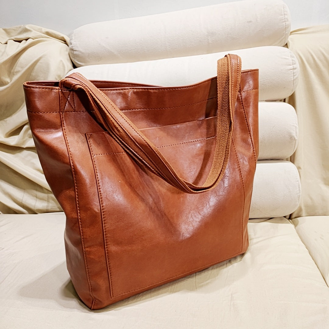 Drune - Damen Schultertasche aus veganem Leder