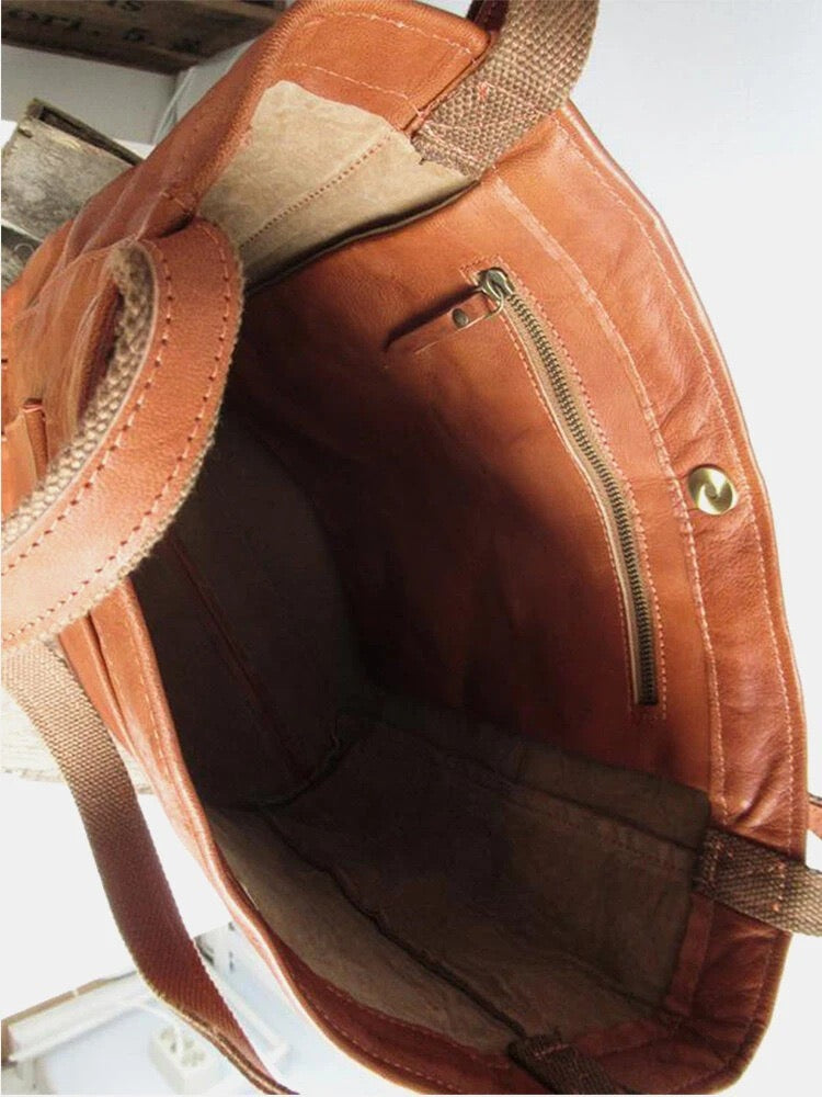 Drune - Damen Schultertasche aus veganem Leder