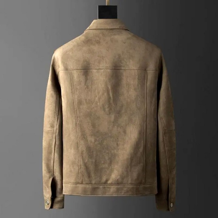 Drune | Herren Wildleder Jeansjacke, Stylisch & Zeitlos