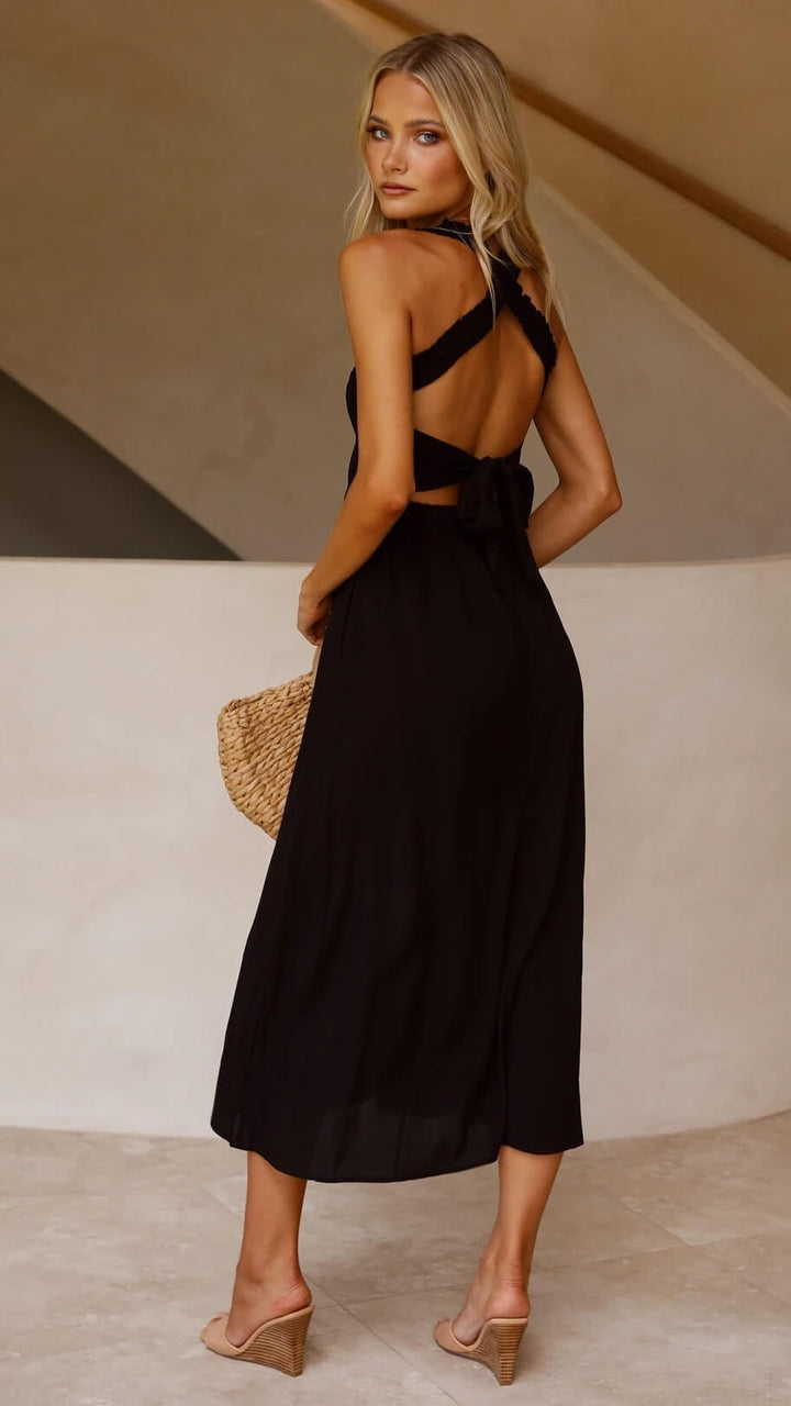 Drune | Marie Elegantes Maxikleid Für Stilvolle Auftritte
