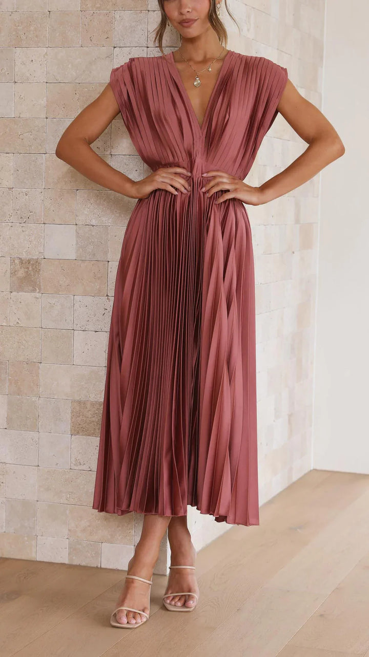 Drune - Elegantes Sexy Plissee-Kleid