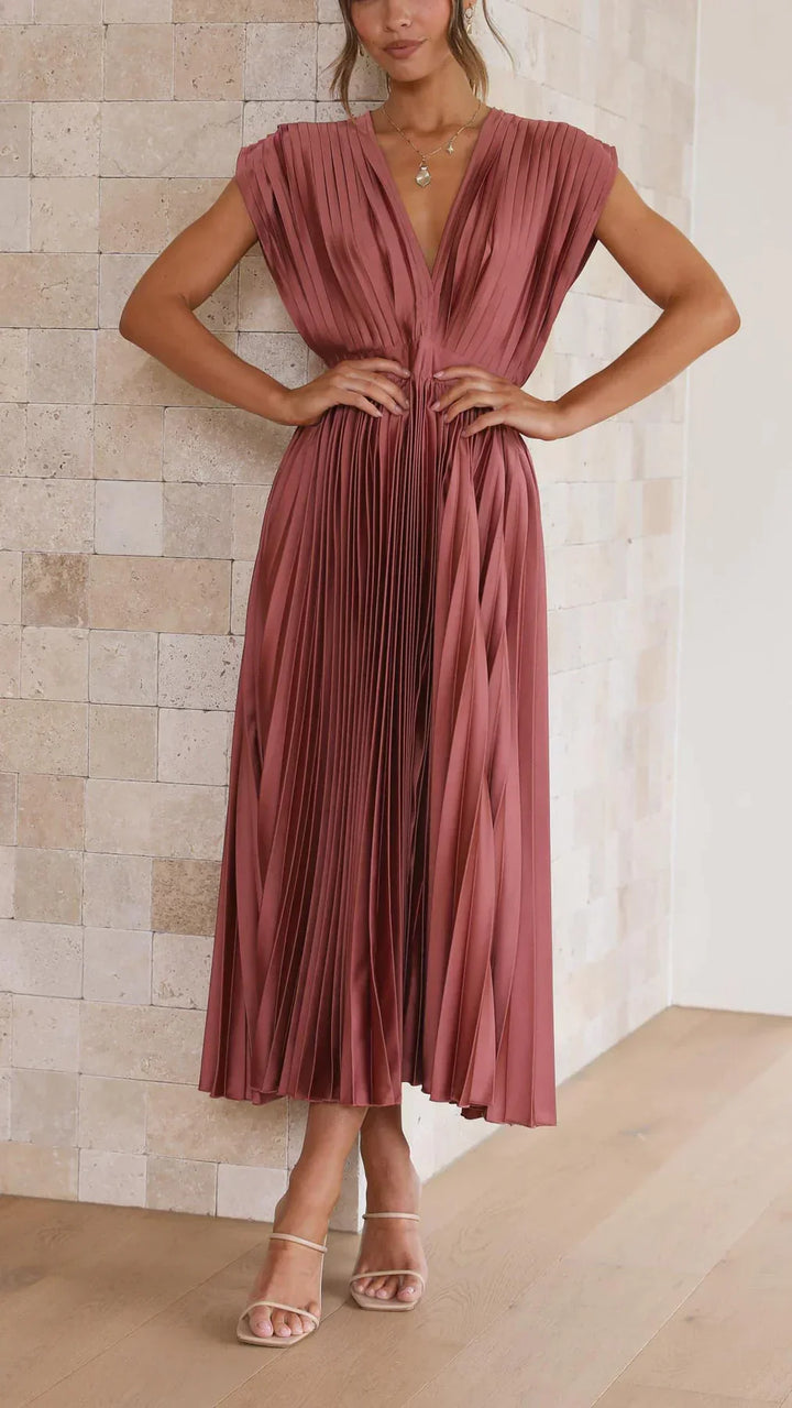Drune | Elegantes Sexy Faltenkleid