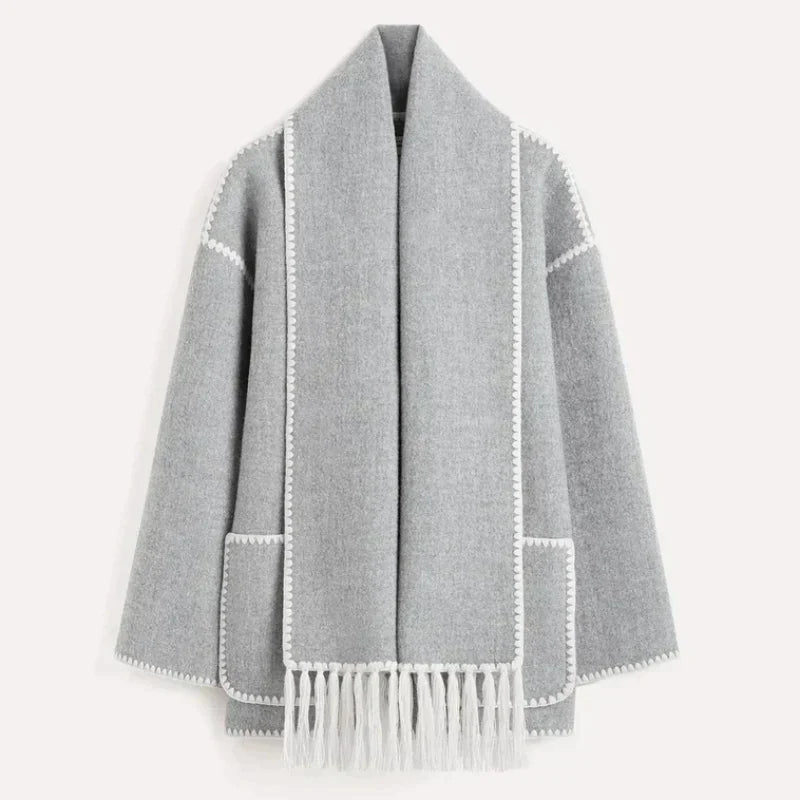 Drune | Wollmischung Schaljacke
