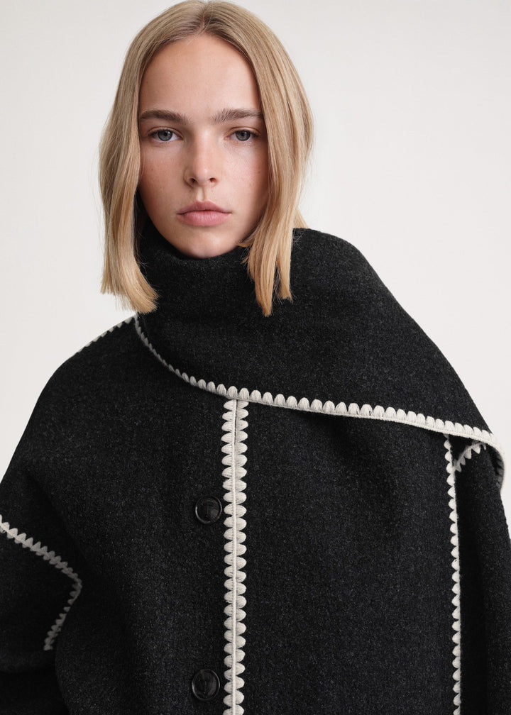 Drune | Luxe Jacke Mit Schal