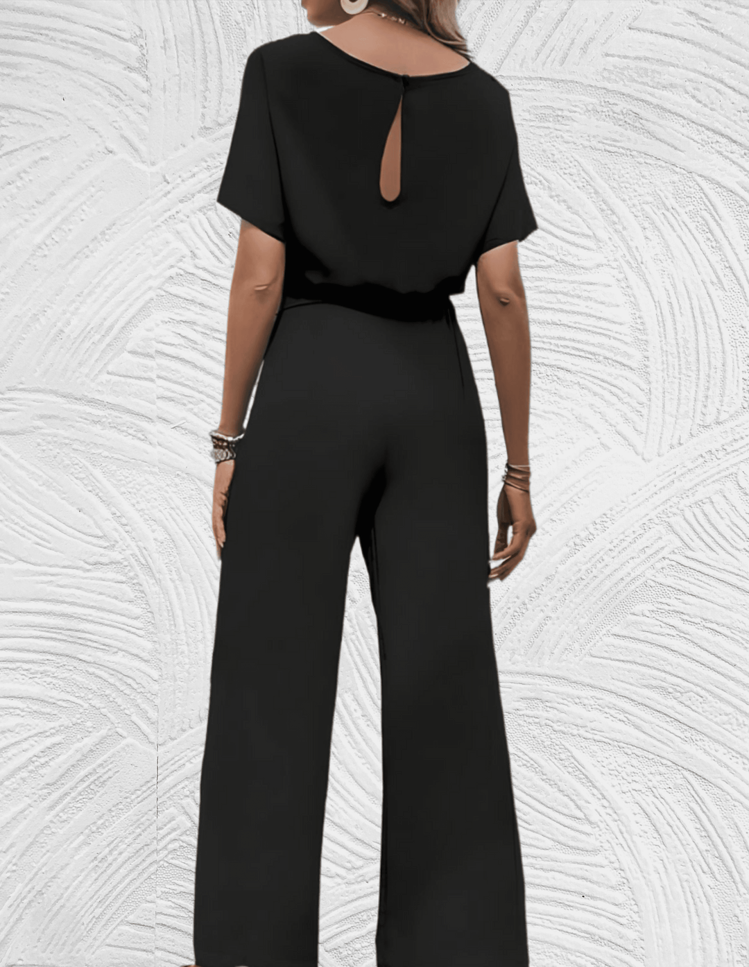 Drune | Schön Geschnittenes Jumpsuit mit Breiten Ärmeln