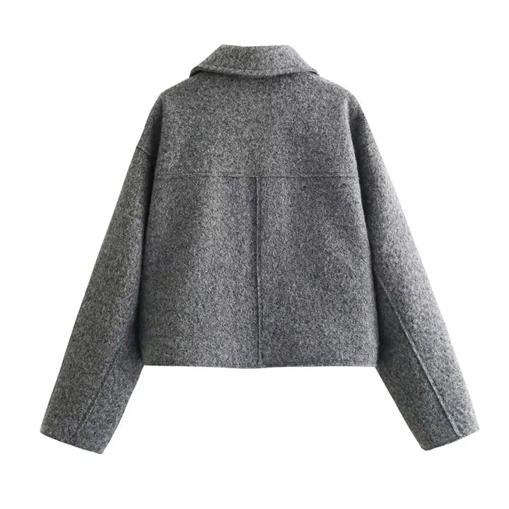Drune | Stylische Gekürzte Jacke mit Reißverschluss