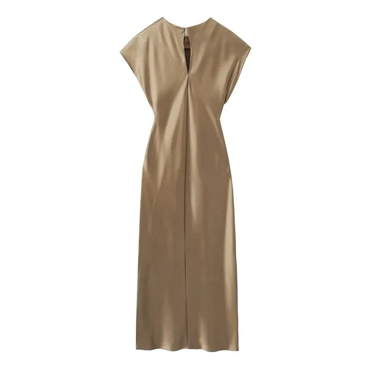 Drune | Elegante Satin-Midikleid