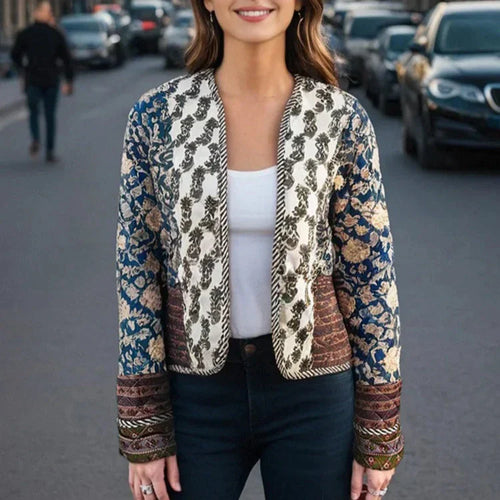 Drune | Steppjacke mit umkehrbarem Druck für Damen