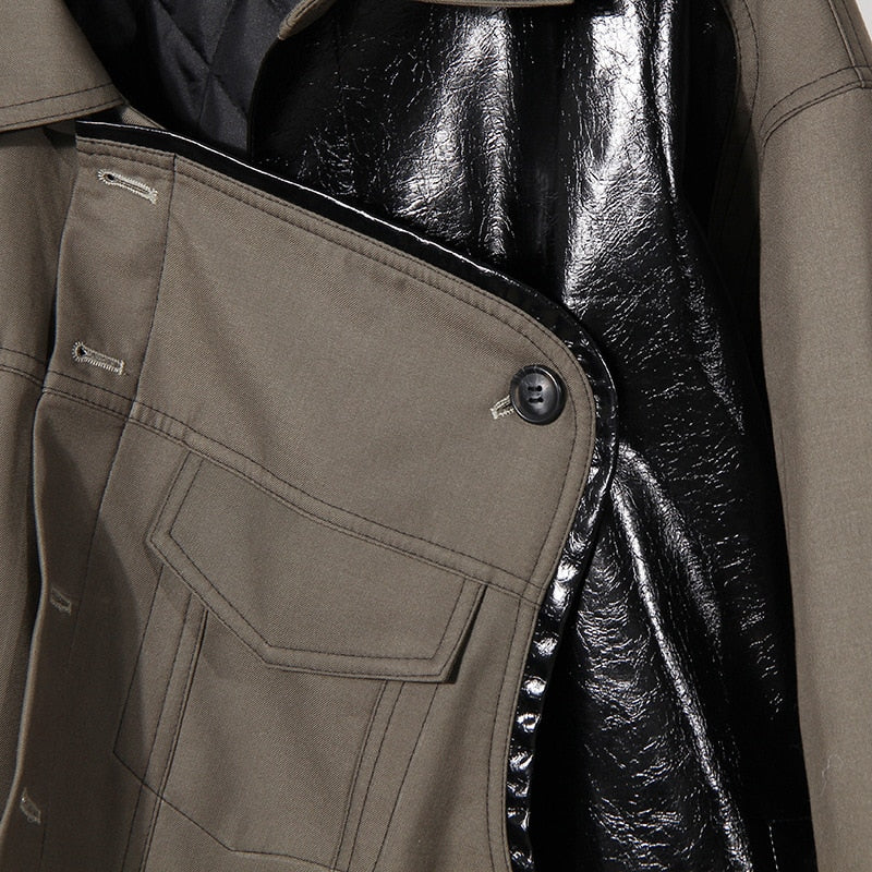 Drune | Ich werde nicht brechen asymmetrische Jacke