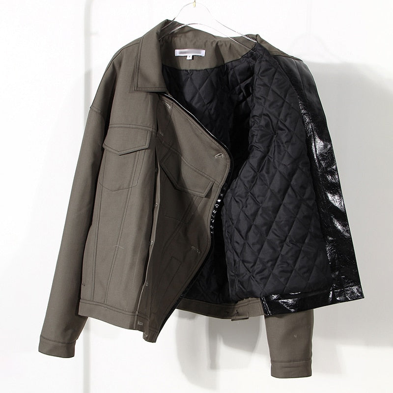 Drune | Ich werde nicht brechen asymmetrische Jacke