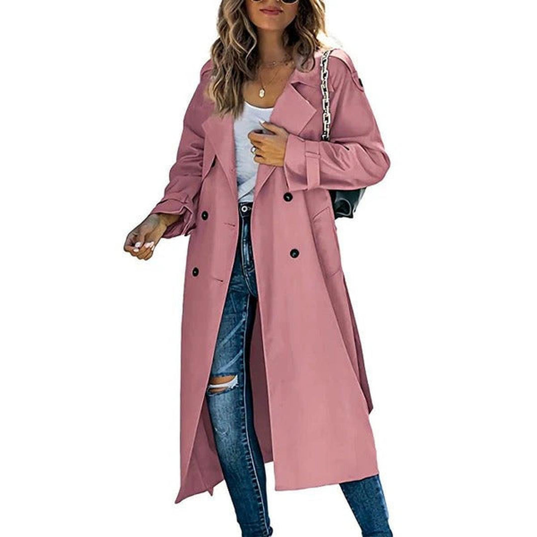Drune | Maßgeschneiderter Doppelreihiger Trenchcoat Für Frauen