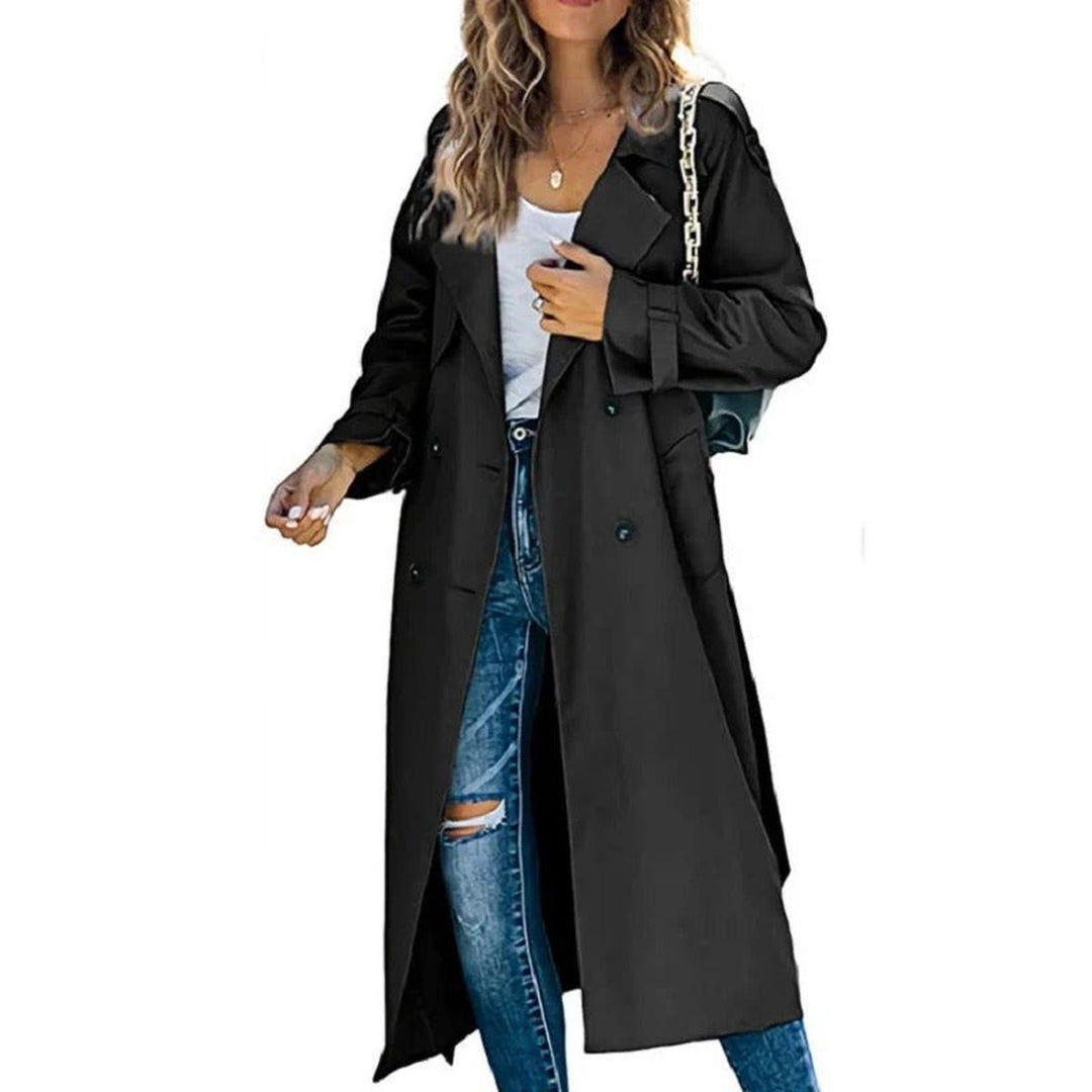 Drune | Maßgeschneiderter Doppelreihiger Trenchcoat Für Frauen