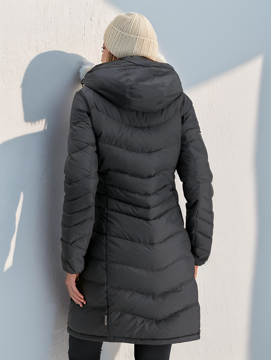 Drune | Long Steppjacke Warm, Leicht, Wasserabweisend und Ideal für Den Winter