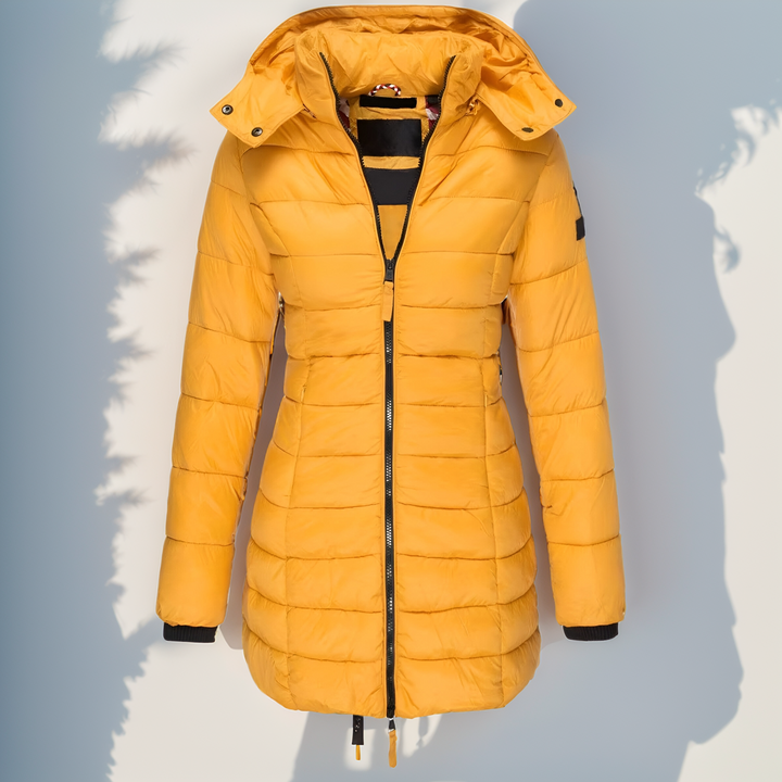 Drune | Long Steppjacke Warm, Leicht, Wasserabweisend und Ideal für Den Winter