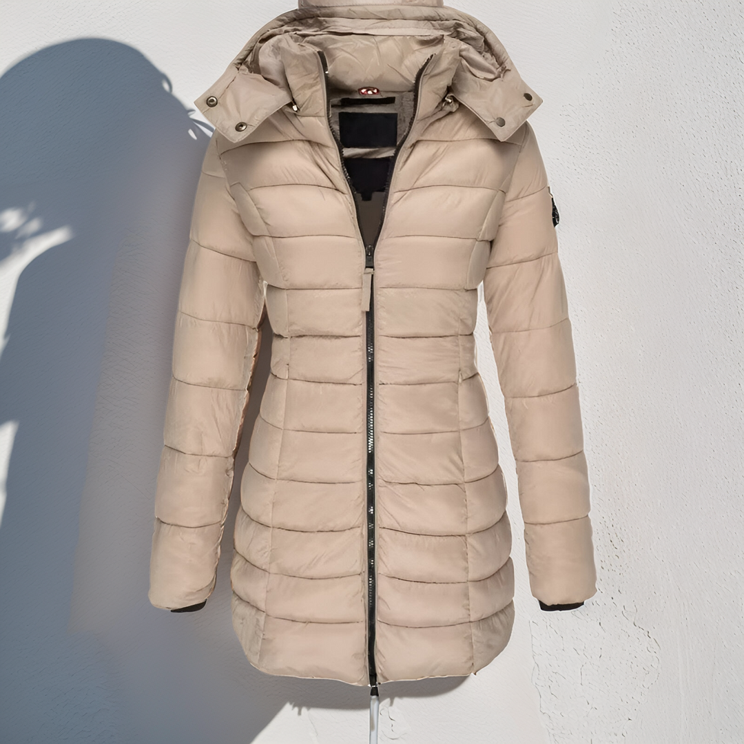 Drune | Long Steppjacke Warm, Leicht, Wasserabweisend und Ideal für Den Winter