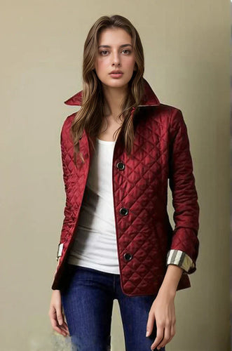 Drune | Gesteppte Jacke - Bauernstil mit Knopfverschluss