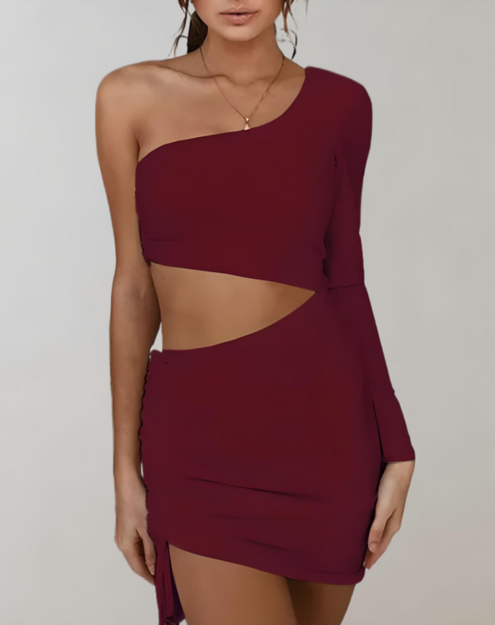 Drune - Tailliertes Minikleid mit einem