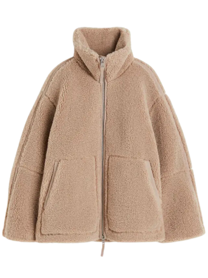Drune | Jacke Warm Reißverschluss Fleece Jacke Damen Winterjacken & Mäntel