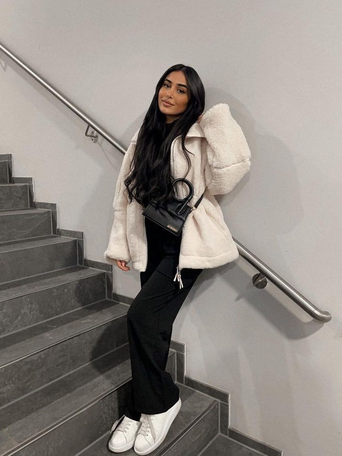 Drune | Oversize-Fleecejacke mit entspannter Passform und weichem, warmem Stoff für Frauen