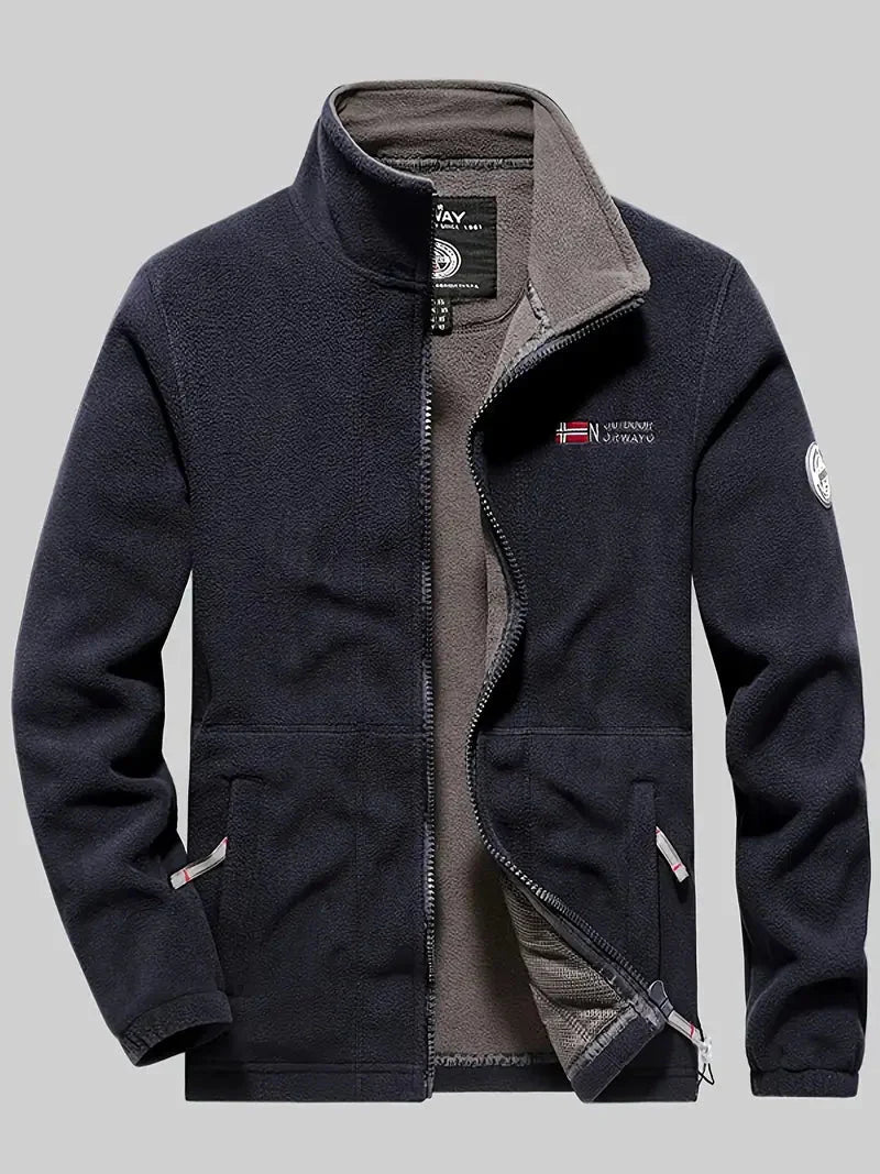 Drune | Fleecejacke Herren - Hochwertige Isolierung