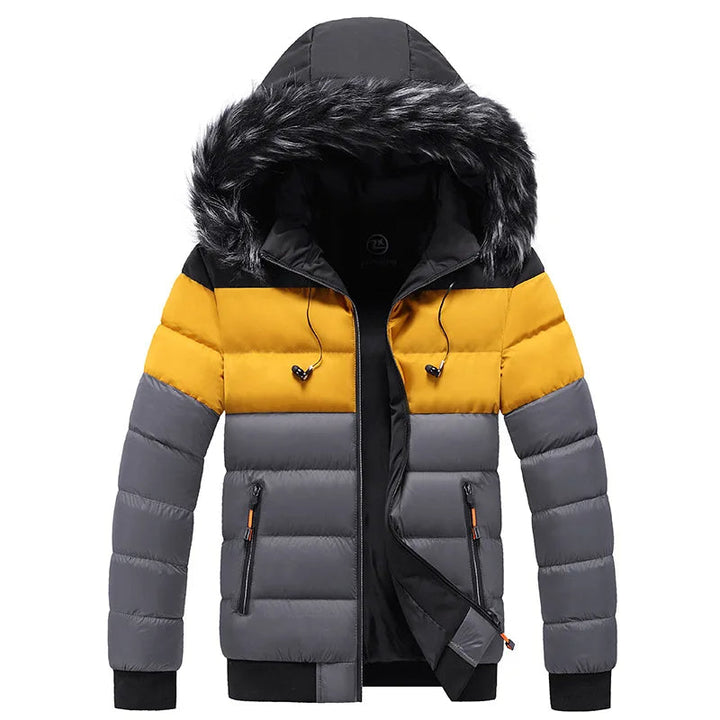 Drune | Thermo-Winterjacke mit Kapuze für Herren