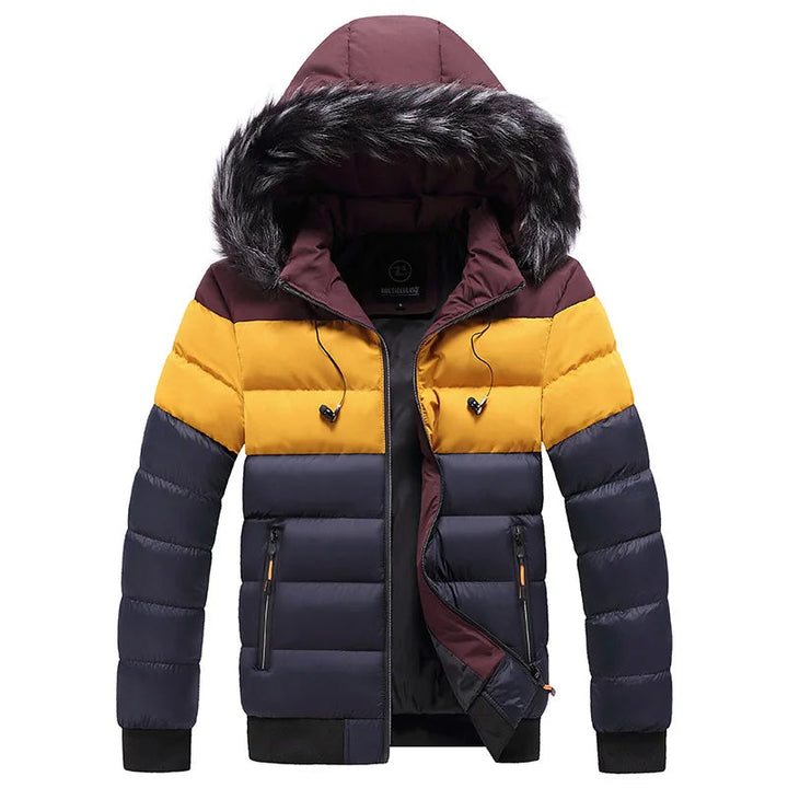 Drune | Thermo-Winterjacke mit Kapuze für Herren