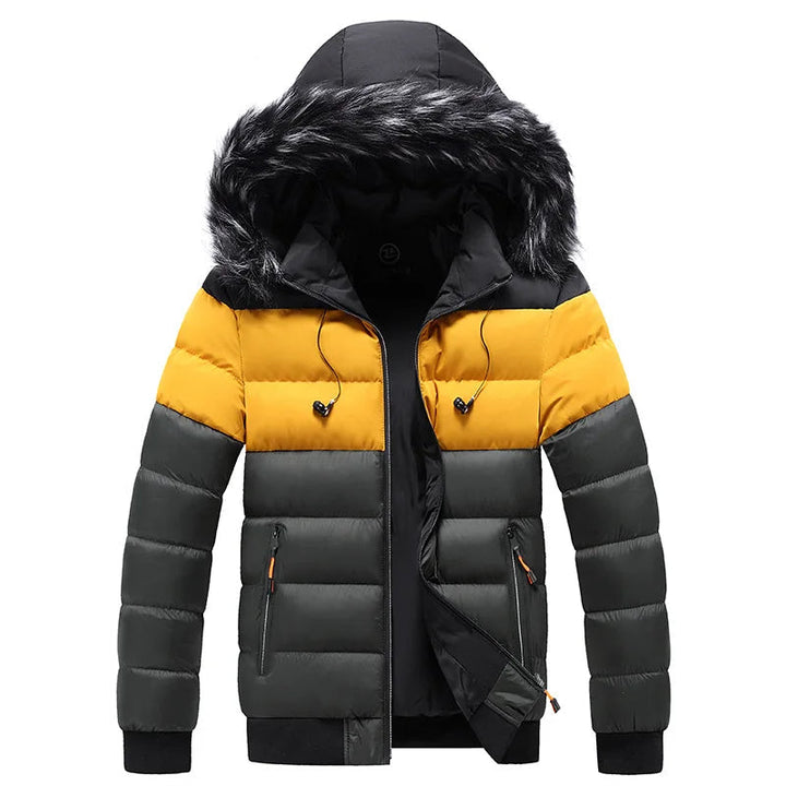 Drune | Thermo-Winterjacke mit Kapuze für Herren