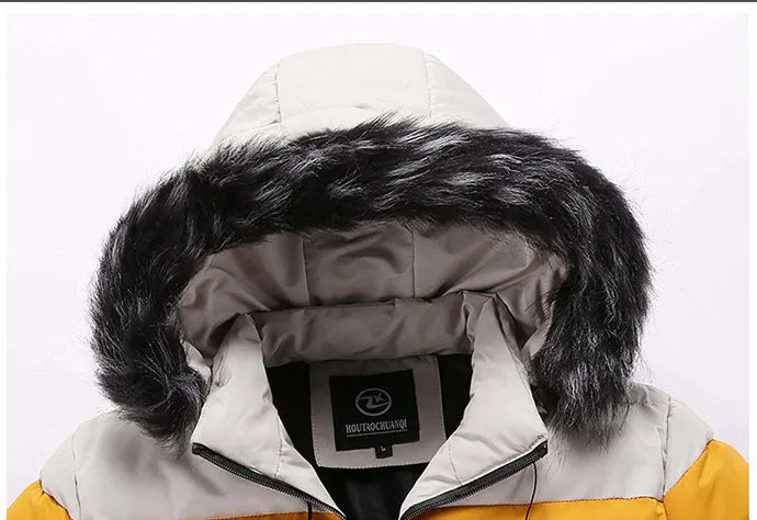 Drune | Thermo-Winterjacke mit Kapuze für Herren