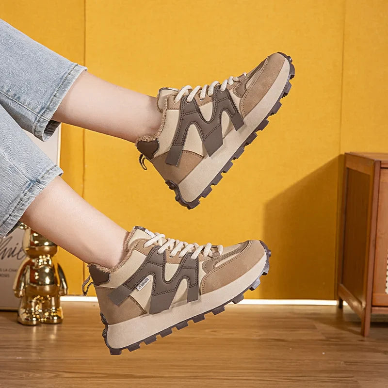 Drune | Gedämpfte Sohle Stiefeletten für Frauen – Warm & Stylisch für den Winter