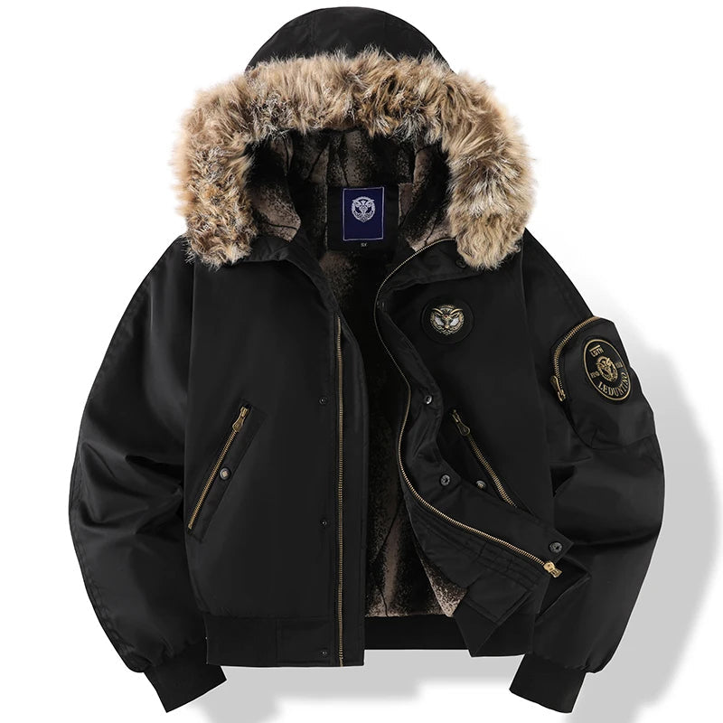 Drune | Gepolsterte OutdoorPro Herren Winterjacke