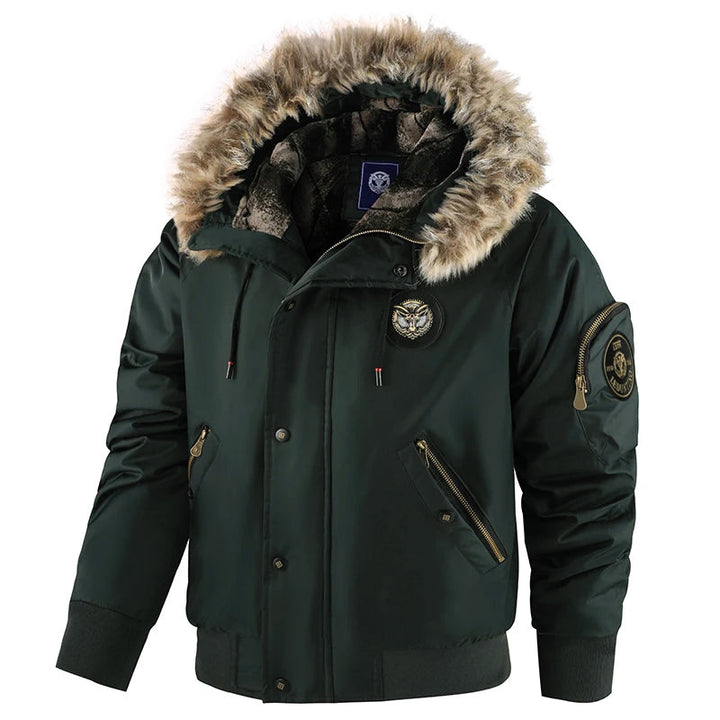 Drune | Gepolsterte OutdoorPro Herren Winterjacke