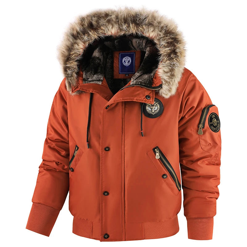 Drune | Gepolsterte OutdoorPro Herren Winterjacke