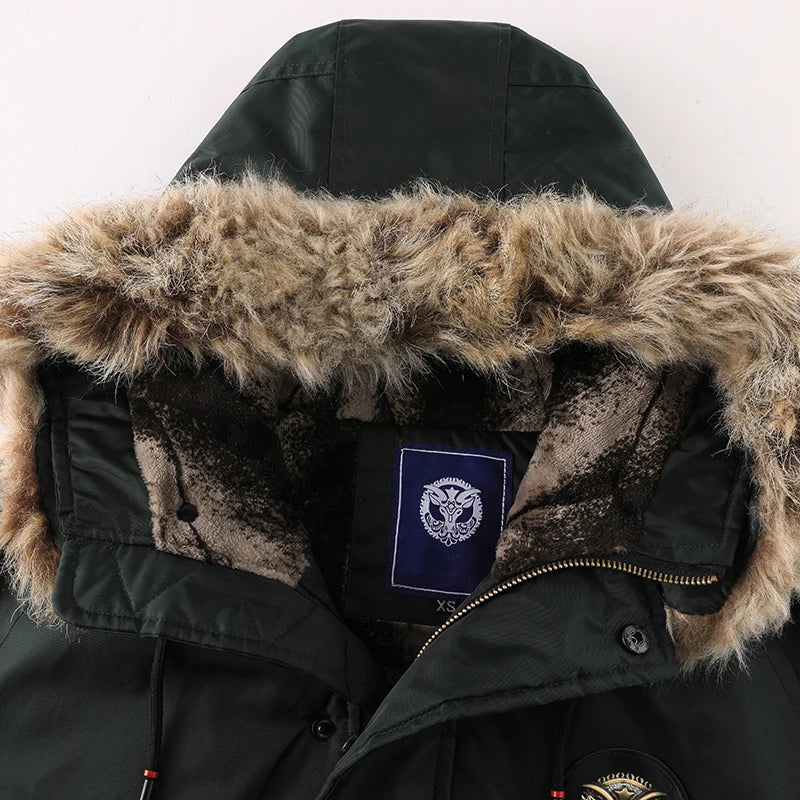 Drune | Gepolsterte OutdoorPro Herren Winterjacke