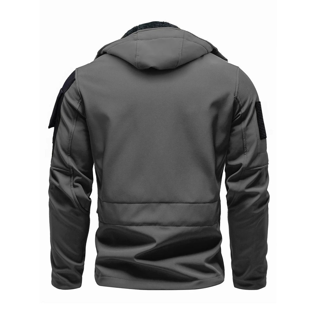 Drune | Wasserabweisende Softshelljacke mit Kapuze