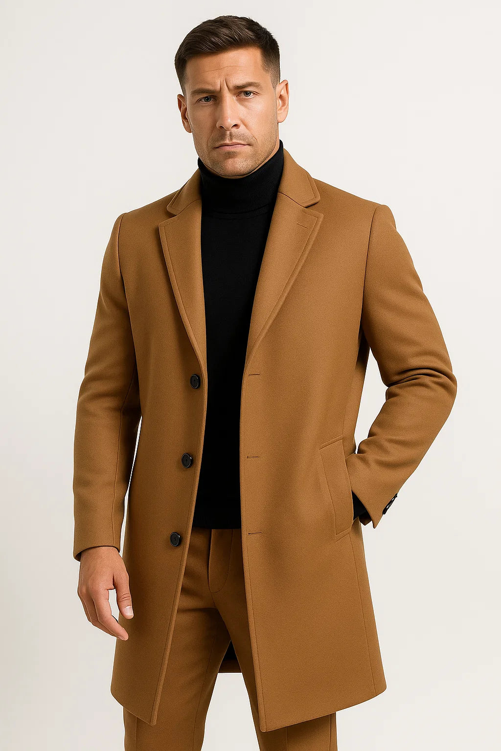 Drune | Moderner mittellanger Trenchcoat