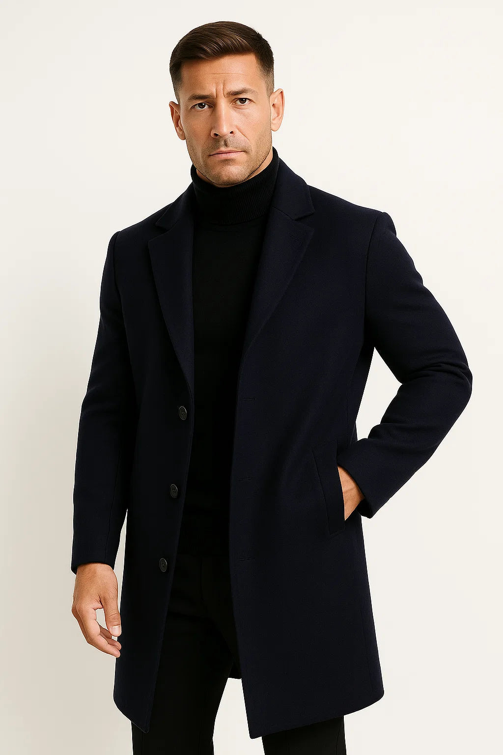 Drune | Moderner mittellanger Trenchcoat