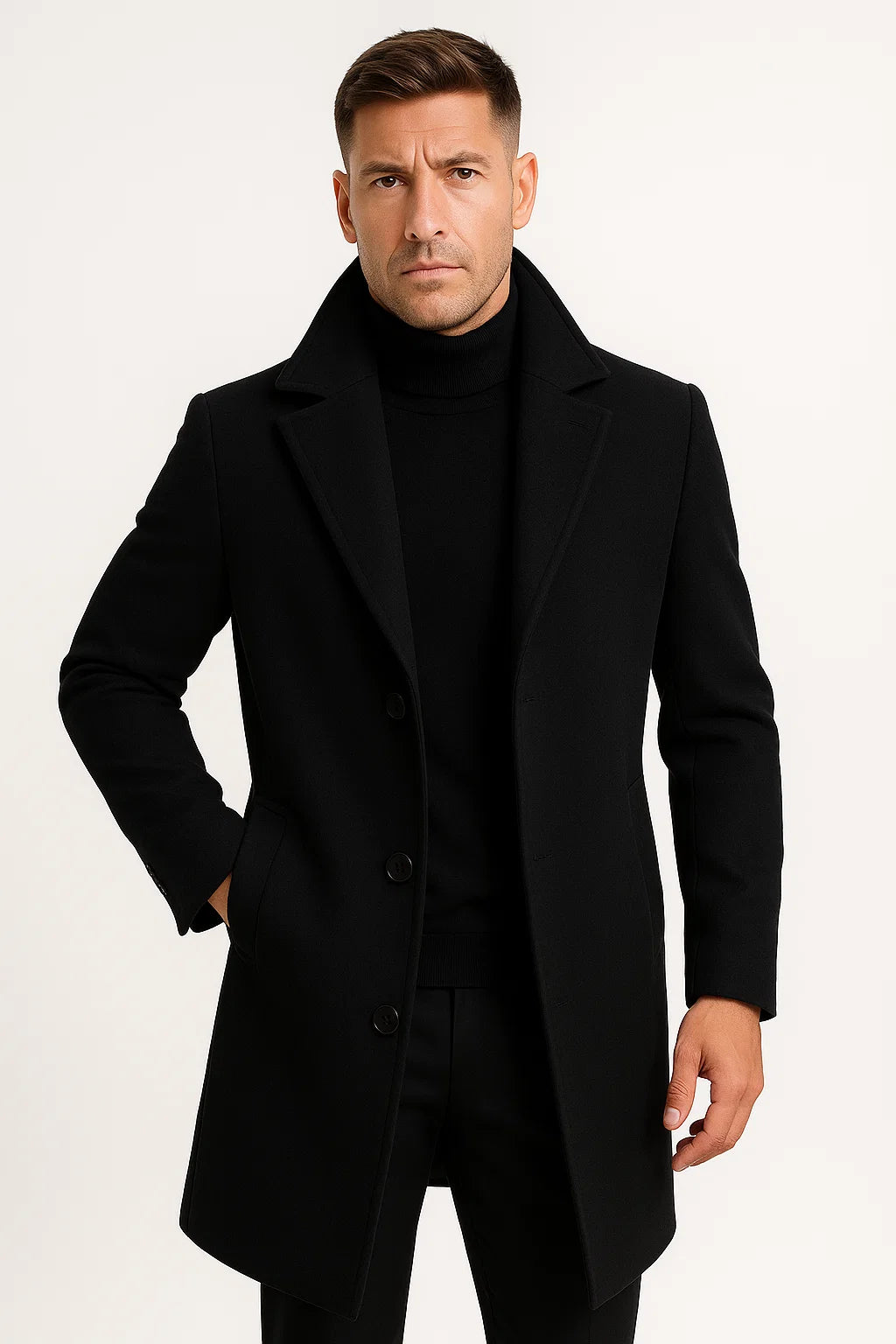 Drune | Moderner mittellanger Trenchcoat