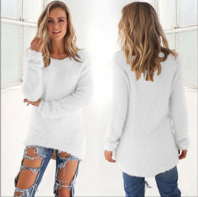 Drune | Strickpullover - Weiche Flauschige Qualität - Legere Passform - Lange Ärmel