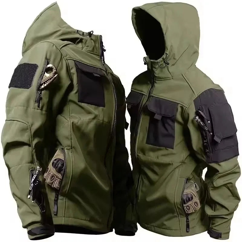 Drune | Softshell Jacke mit Kapuze