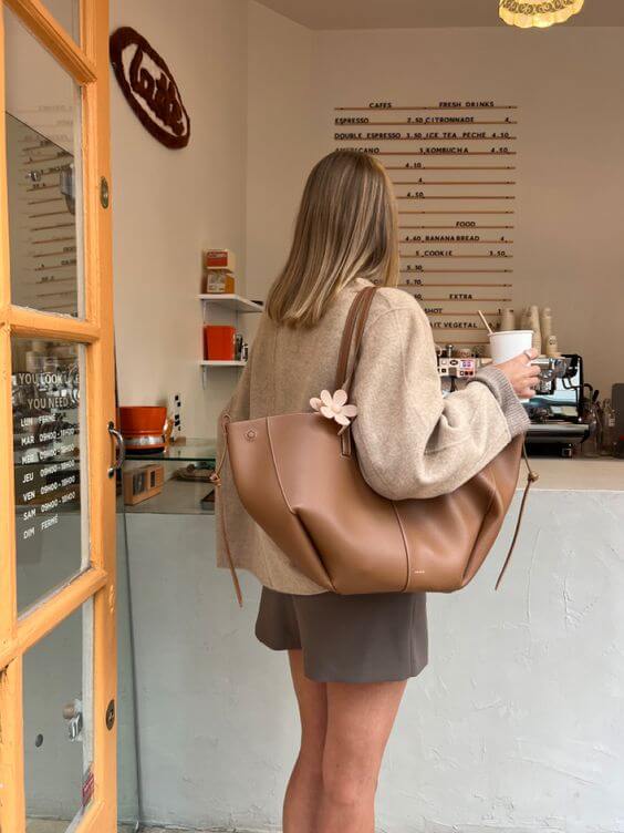 Drune | Tasche Groß Verstellbarer Riemen Schultertasche Shopper Tasche