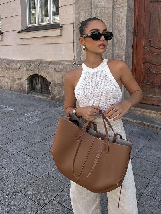 Drune | Tasche Groß Verstellbarer Riemen Schultertasche Shopper Tasche