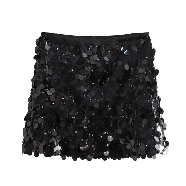 Drune | Glamour in Motion: Mini-Paillettenrock 2024 für Damen